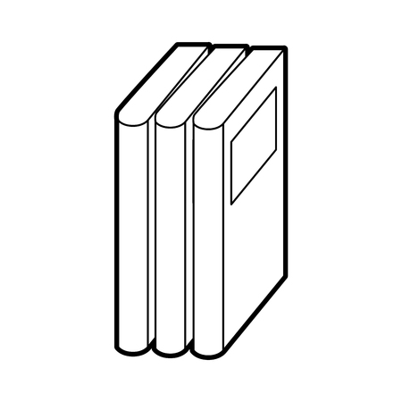 text book isolated icon vector illustration designのイラスト素材