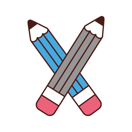 pencil school supply icon vector illustration designのイラスト素材