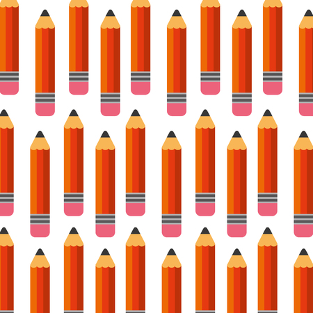pencil school pattern background vector illustration designのイラスト素材