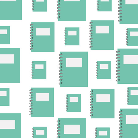 notebook school pattern background vector illustration designのイラスト素材