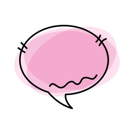 speech bubble isolated icon vector illustration designのイラスト素材