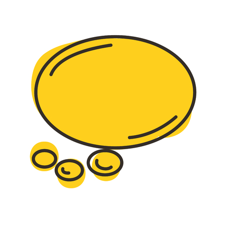 speech bubble isolated icon vector illustration designのイラスト素材