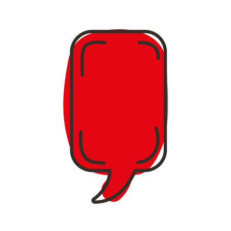 speech bubble isolated icon vector illustration designのイラスト素材