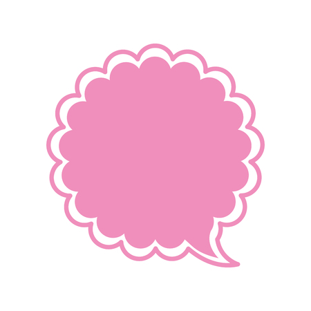 speech bubble isolated icon vector illustration designのイラスト素材