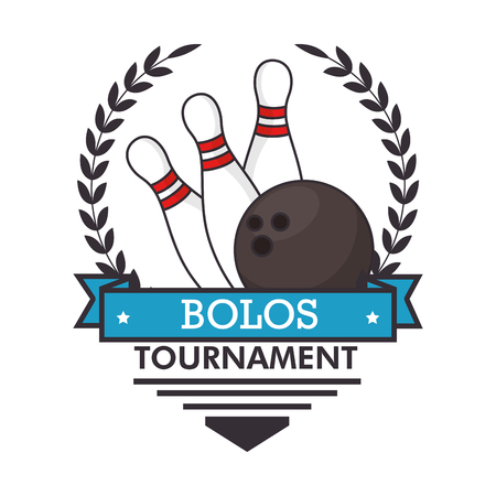 bowling sport vector illustration graphic designのイラスト素材
