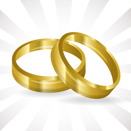 wedding ring icon vector illustration graphic designのイラスト素材