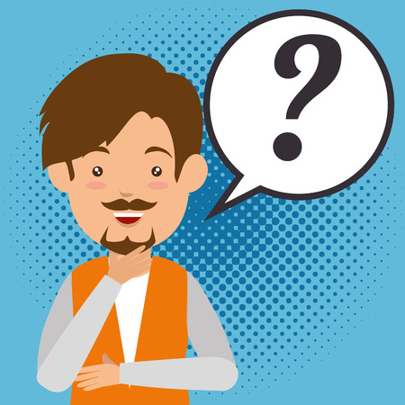 business people with speech bubbles communication vector illustration graphic designのイラスト素材