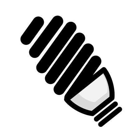 light bulb icon over white background iconのイラスト素材