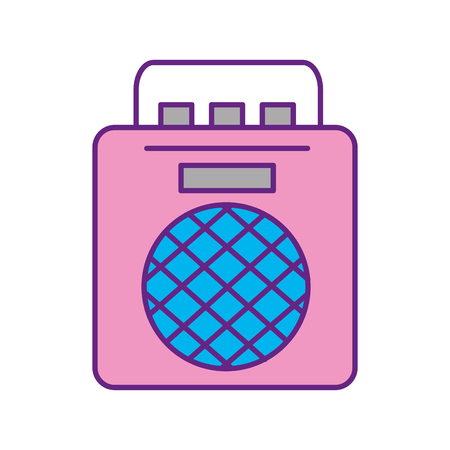radio music player icon vector illustration designのイラスト素材