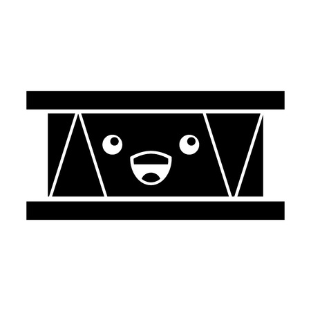 drums musical instrument character vector illustration designのイラスト素材