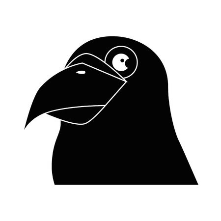 parrot bird icon over white background graphic design vector illustrationのイラスト素材