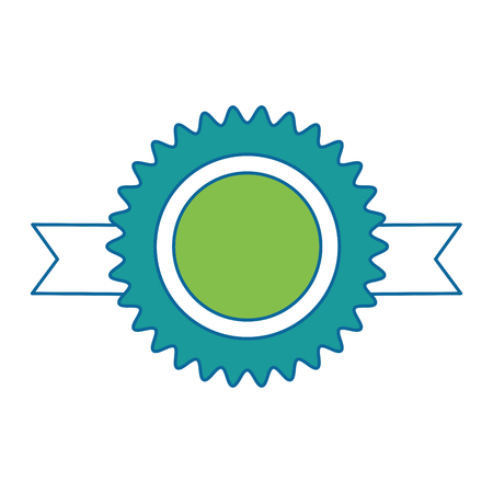 seal stamp icon over white background vector illustrationのイラスト素材