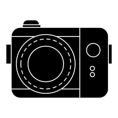 photographic camera isolated icon vector illustration designのイラスト素材