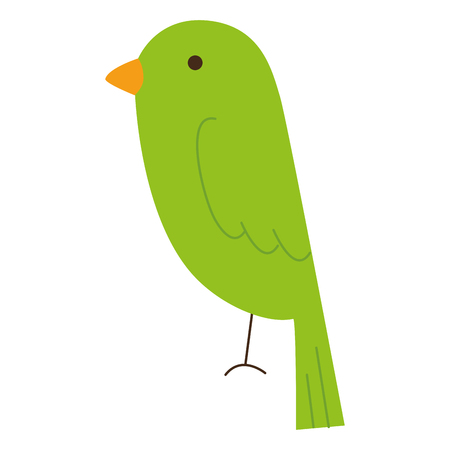 cute bird isolated icon vector illustration designのイラスト素材