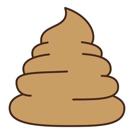 Dog poop isolated icon vector illustration designのイラスト素材