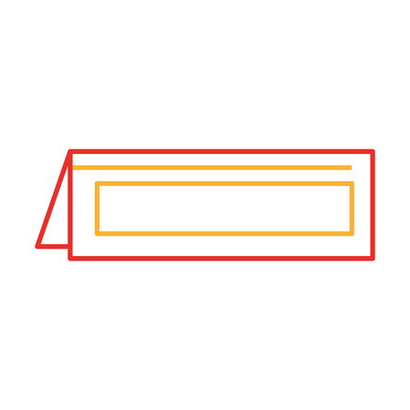 Restaurant reservation notice icon vector illustration designのイラスト素材