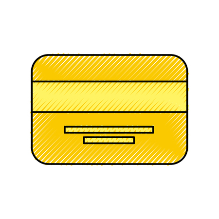 credit card isolated icon vector illustration designのイラスト素材