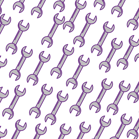 wrench tool pattern background vector illustration designのイラスト素材
