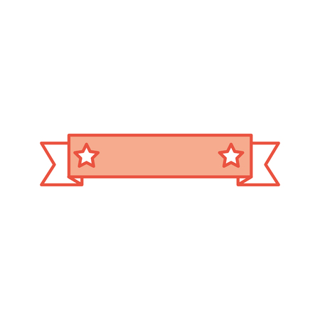 elegant frame with stars vector illustration designのイラスト素材
