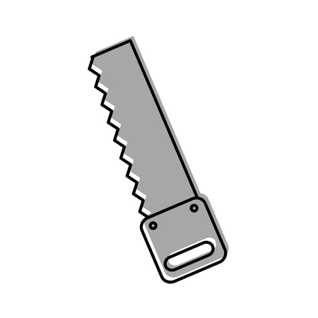 Woodworking saw isolated icon vector illustration designのイラスト素材