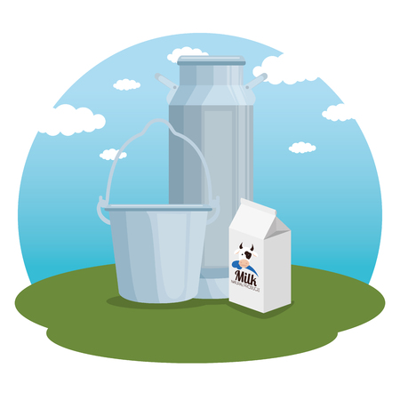 agricultural and farming concept vector illustration graphic designのイラスト素材