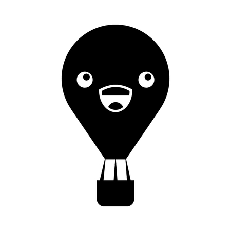 balloon air hot character vector illustration designのイラスト素材