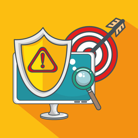 internet security concept vector illustration graphic designのイラスト素材