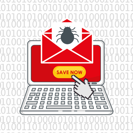 internet security concept vector illustration graphic designのイラスト素材