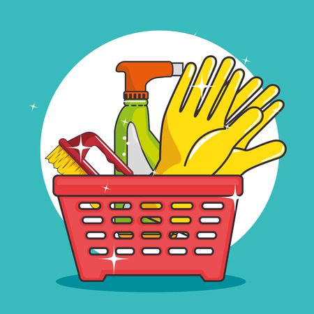 laundry basket icon vector illustration graphic designのイラスト素材