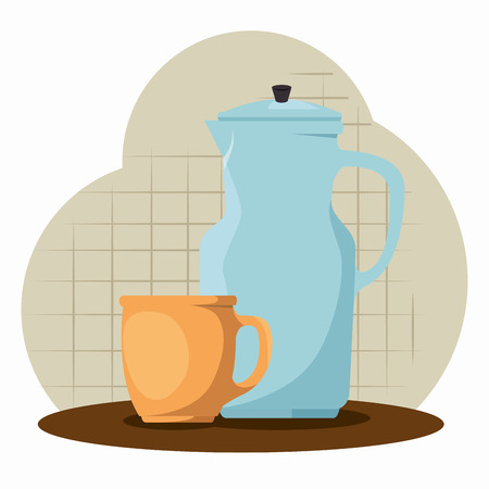 cooking time concept kitchen utensils vector illustration graphic designのイラスト素材