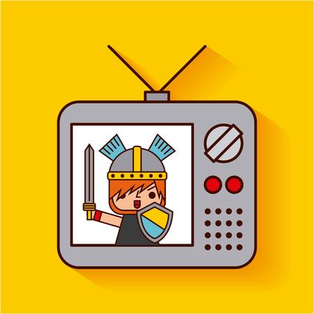 characters video games classic icon vector illustration design graphicのイラスト素材