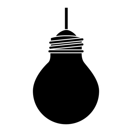 Bulb light hanging isolated icon vector illustration designのイラスト素材