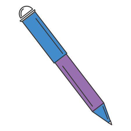 pen writer isolated icon vector illustration designのイラスト素材