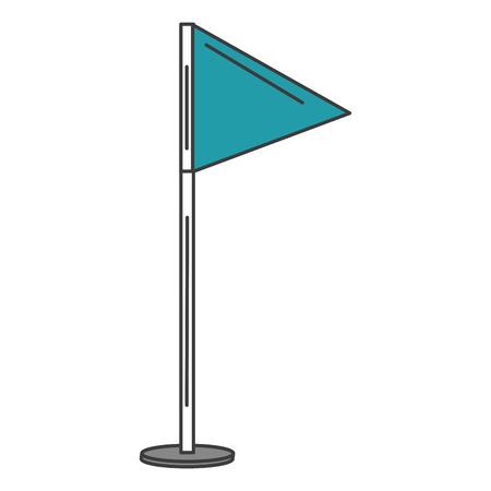 sport flag isolated icon vector illustration designのイラスト素材