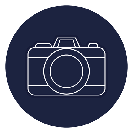 photographic camera isolated icon vector illustration designのイラスト素材