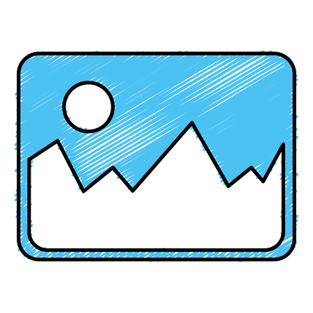 picture file isolated icon vector illustration designのイラスト素材