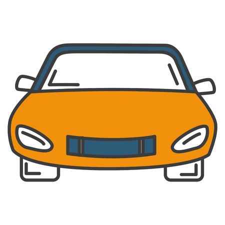 car vehicle isolated icon vector illustration designのイラスト素材