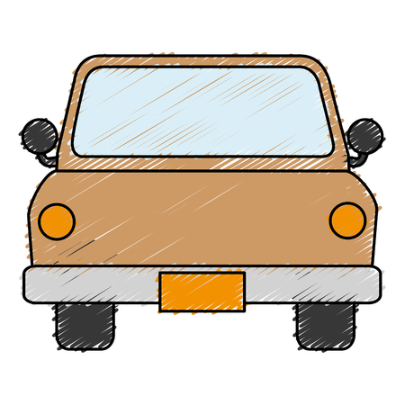 car vehicle isolated icon vector illustration designのイラスト素材