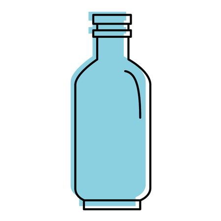 Plastic bottle isolated over white background graphic designのイラスト素材
