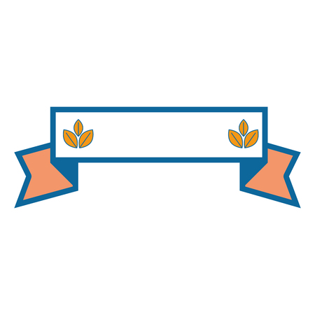 Ribbon banner isolated icon vector illustration graphic designのイラスト素材