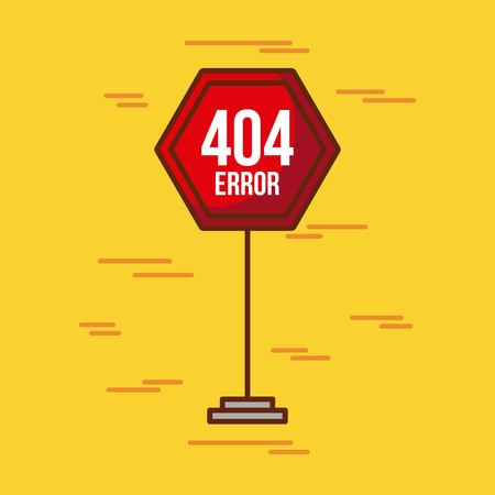 404 error background icon vector illustration design graphicのイラスト素材