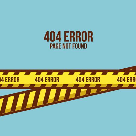 Page not found 404 error vector icon illustration design graphicのイラスト素材