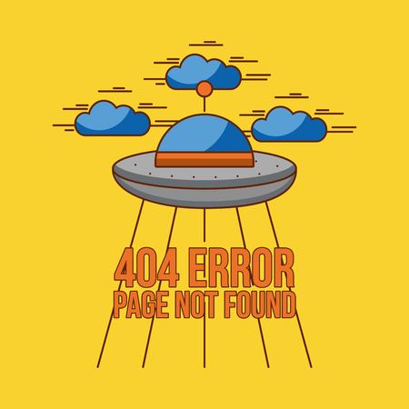 Page not found 404 error vector icon illustration design graphicのイラスト素材