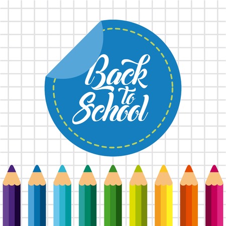 back to school background icon vector illustration design graphicのイラスト素材