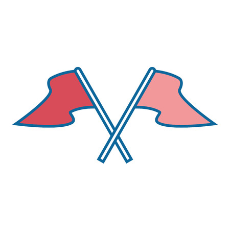 Flag isolated symbol icon vector illustration graphic designのイラスト素材