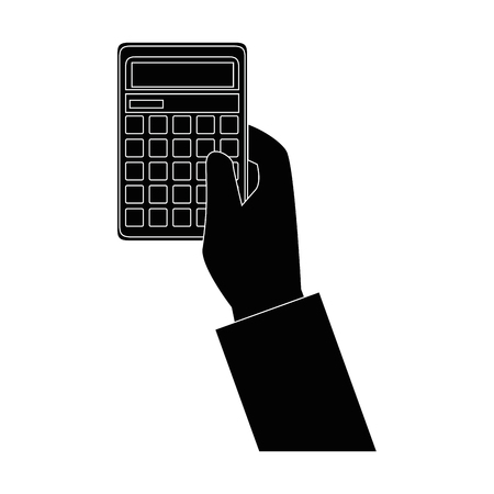 Calculator math device icon vector illustration graphic designのイラスト素材