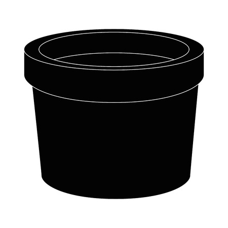 Empty plant pot icon vector illustration graphic designのイラスト素材