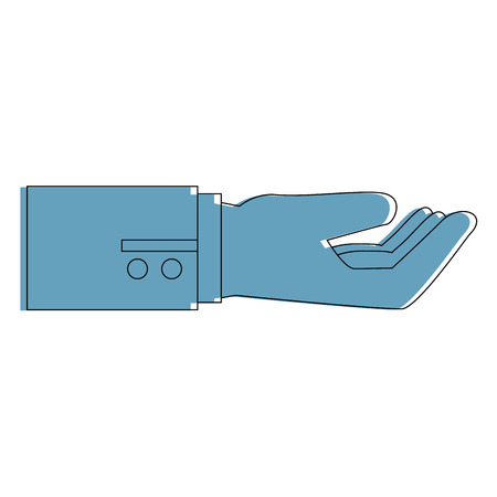 Human hand symbol icon vector illustration graphic designのイラスト素材