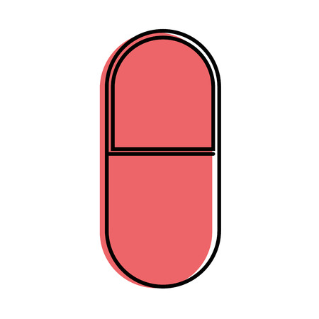 Medicine pills isolated icon vector illustration graphic designのイラスト素材