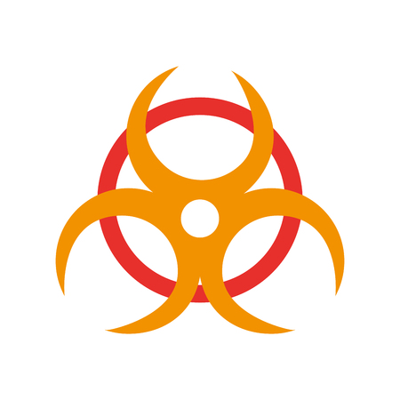 atomic caution signal icon vector illustration designのイラスト素材